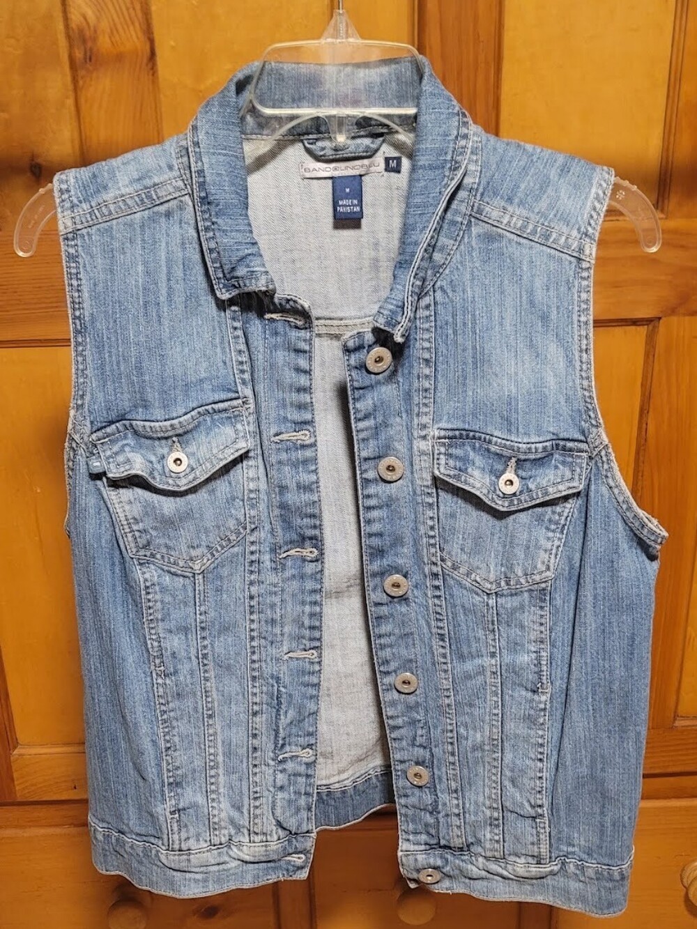 Bandolinoblu Woman’s Light Blue Denim Vest